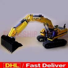 LP 20007 1123 шт. техническая серия моторизованный экскаватор модель строительные наборы Puzze блоки кирпичи LPs игрушки Клон 8043