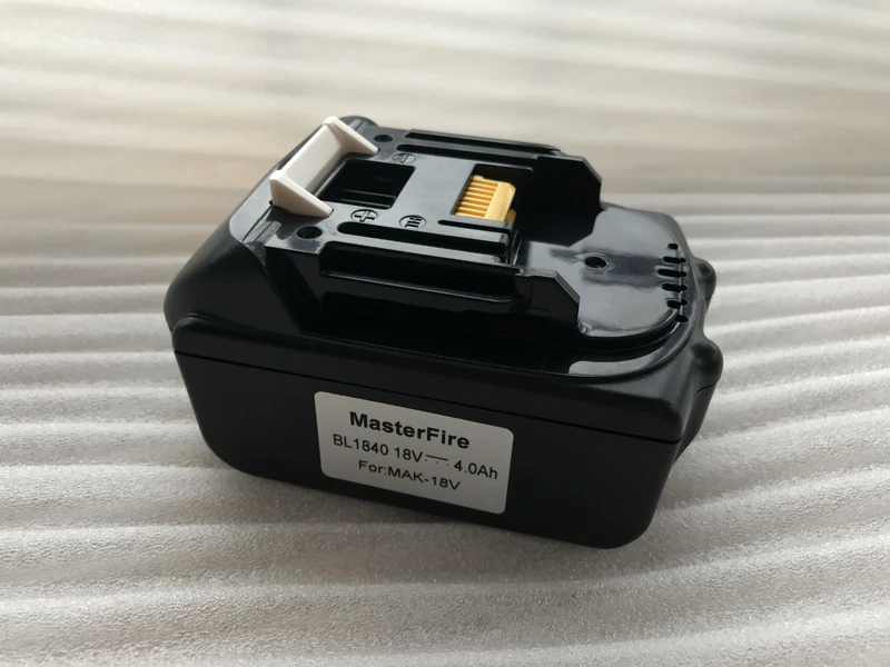 

2pcs/lot New Replacement Rechargeable Power Tools Batteries For Makita 18V 18 volt 4.0Ah 4000mAh BL1830 BL1840 194205-3 Battery