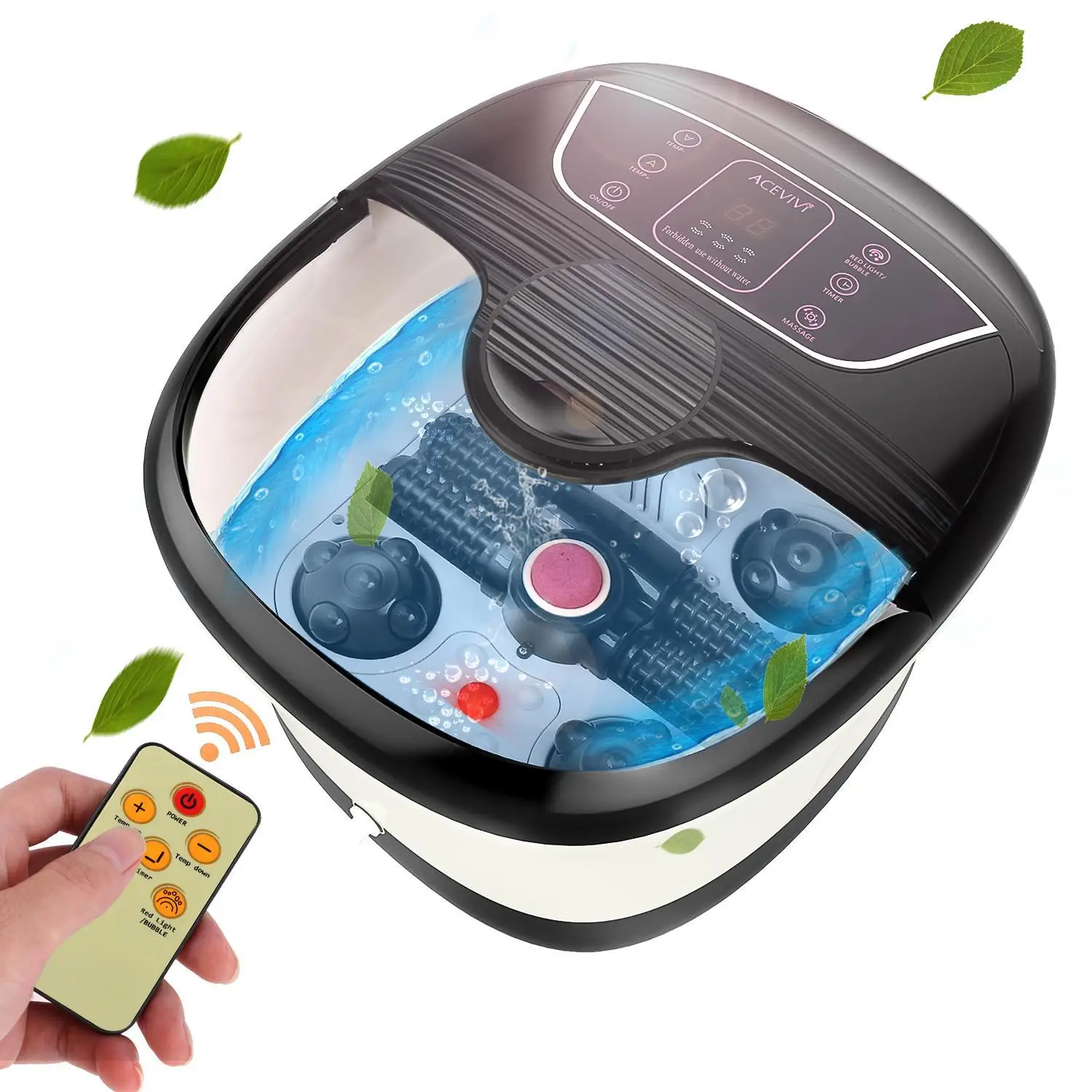 Foot Tub Feet Massager Bath Barrel Automatic Massage Clean Basin