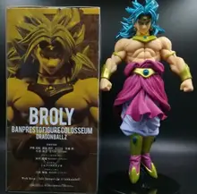 NEW hot 20cm Dragon ball Super Saiyan Broli action figure toys collection Christmas gift with box