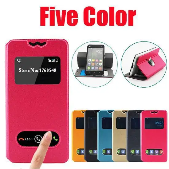 Fly IQ4503 Case Fashion Flip PU Leather Wallet Bag Back Cover Protective Phone Cases for Era Life 6 Quad | Мобильные телефоны и
