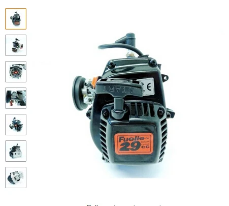 King Motor 4 Bolt 29cc 2 Stroke Gas Engine Fits HPI 5B, 5T, SS, 2.0