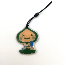 1 шт. T5577 125 кГц RFID карты брелок Жетоны брелки для дубликатора перезаписываемый копия клон значок llavero брелок с кольцом цепь