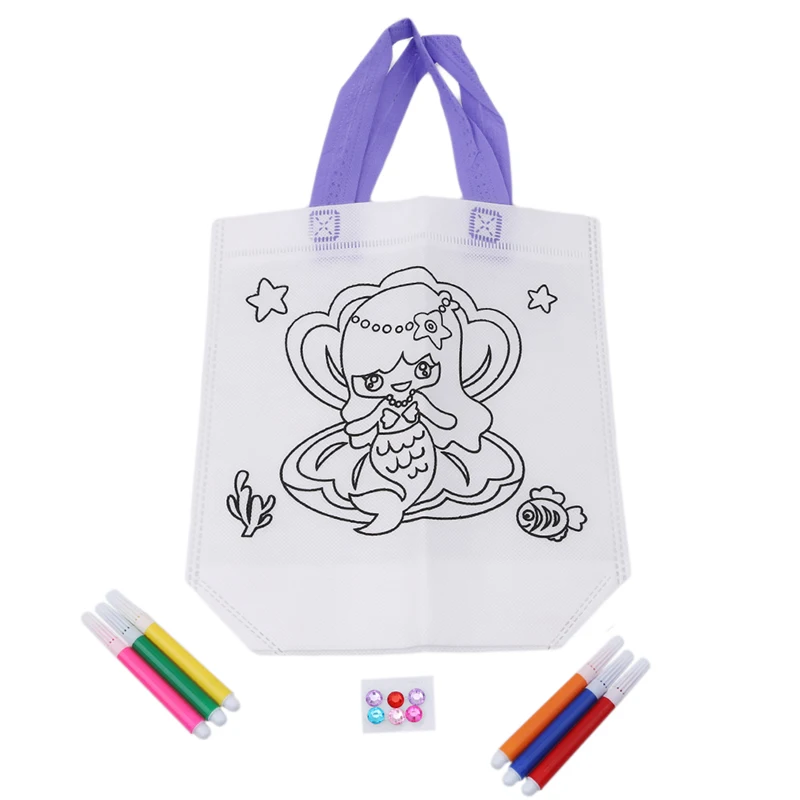 

Kid DIY Drawing Craft Color Bag Children Learning Educational Drawing Toys with Safe Non-toxic Water Pen for Boy and Girl Gifts