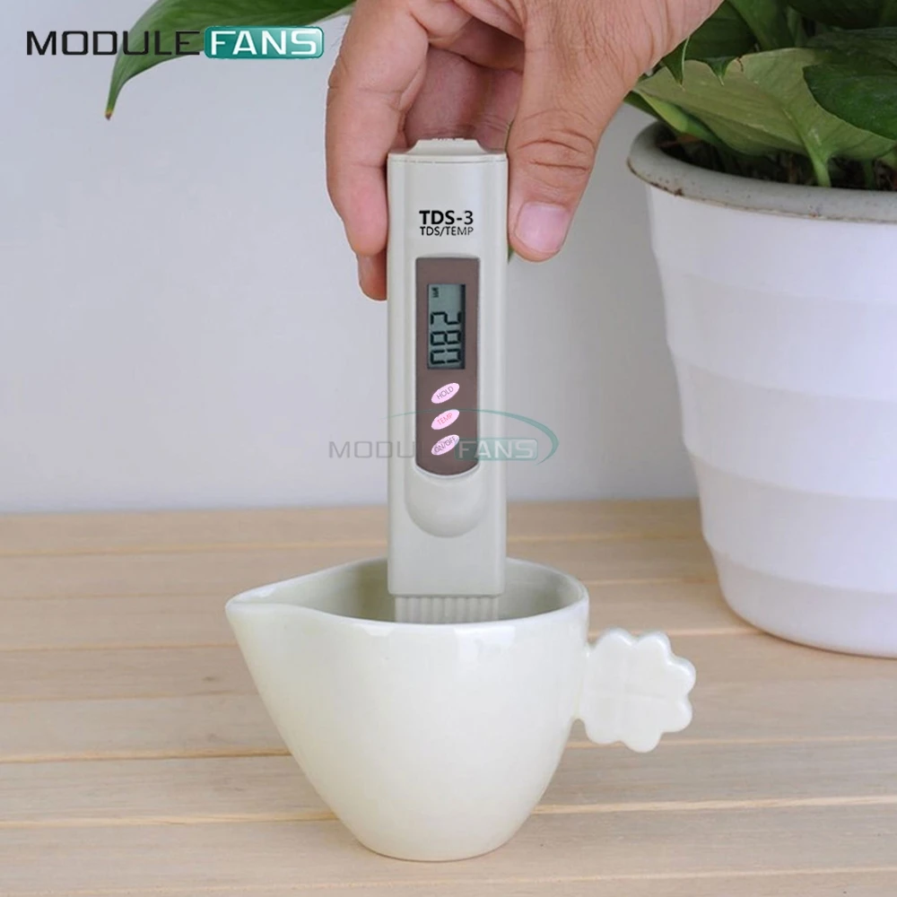 

Digital LCD Water Quality Purity Filter TDS Meter Tester 0-9999 PPM Temp Pen