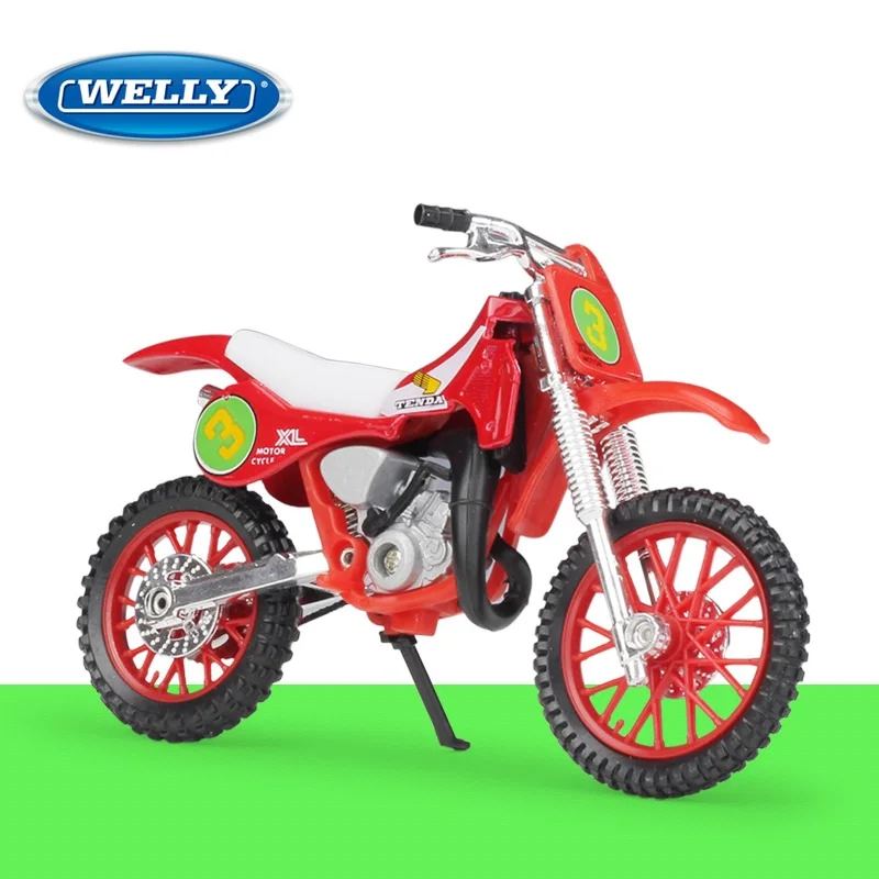 

1:18 Welly HONDA CR250R DirtBike Motocross Diecast Motorcycle