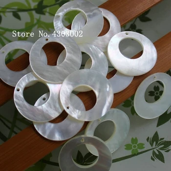 

50pcs/lot 25mm Natural Round circle Mother of Pearl shell for DIY Jewelry White Circle MOP Pearl shell For Earrings