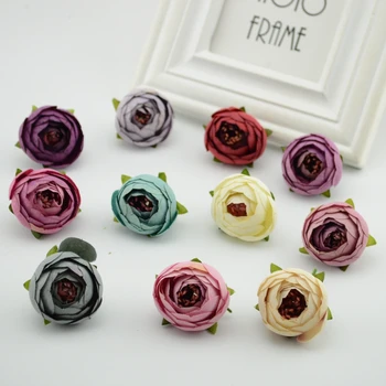 

Artificial flower For Wedding Car decorative wedding simulation flower Bride with wrist flower camellia handmade home decor