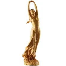 23cm nova madeira estilo chinês hd beleza estátua fêmea escultura arte artesanal boxwood escultura fada decoração em miniatura artesanato