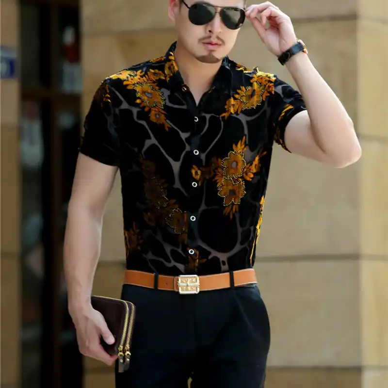 camisas de hombre de seda