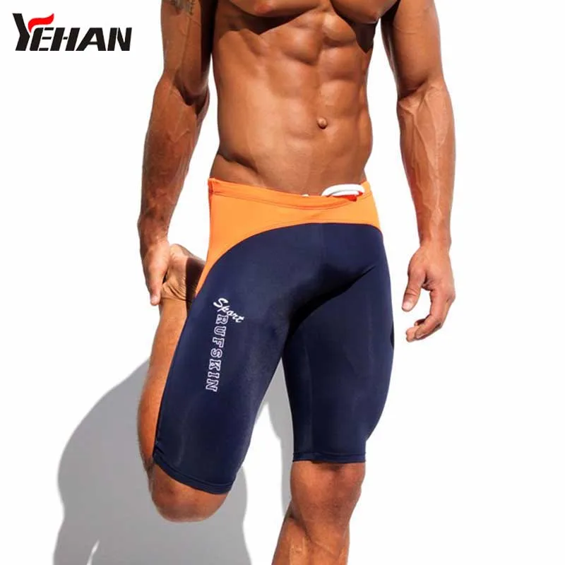 Compression Shorts Men Spandex Tights Patchwork Low waist Sexy Shorts Elastic Fitness Running Shorts Bermuda Masculina Gym