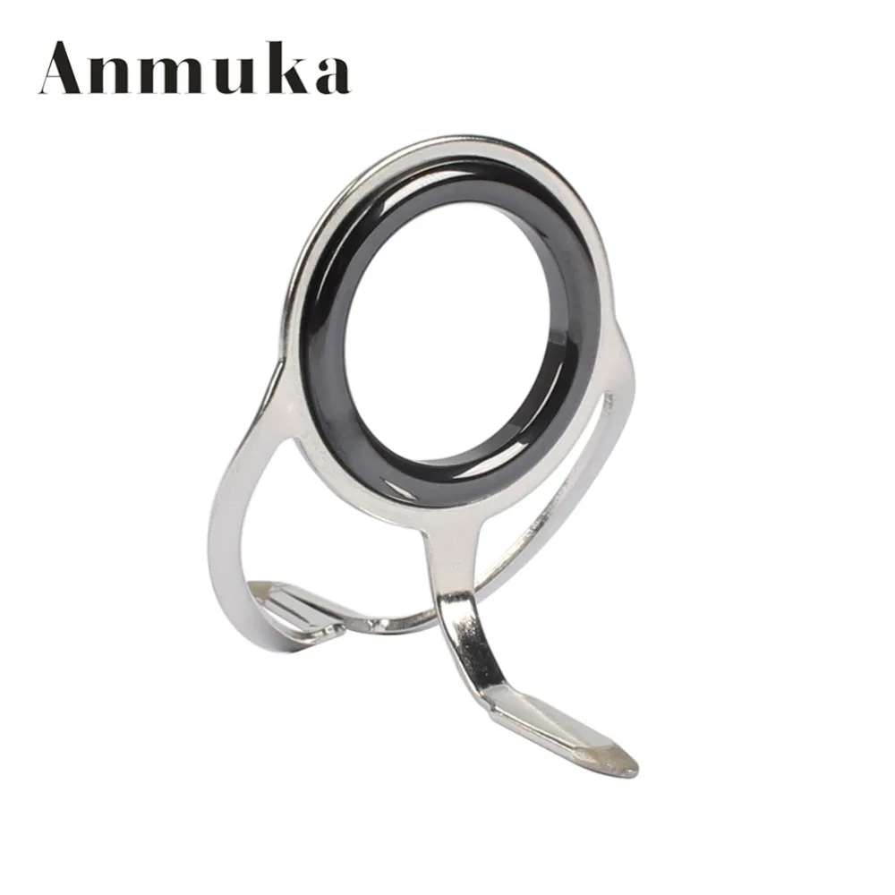 Anmuka Free Shipping 100Pcs/Lot Top Double Foot Fishing Rod Guides High