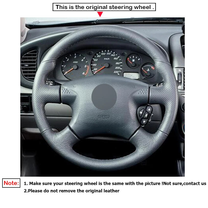 LQTENLEO черная искусственная кожа DIY Ручная сшитая крышка рулевого колеса автомобиля для Nissan Almera 2000-2003 X-Trail 2004-2010