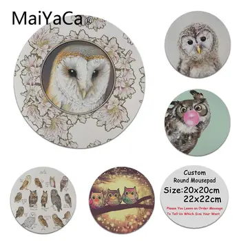 

MaiYaCa Owl small by High Speed New Mousepad Size for 22x22x0.2cm Colorful Mouse Pad