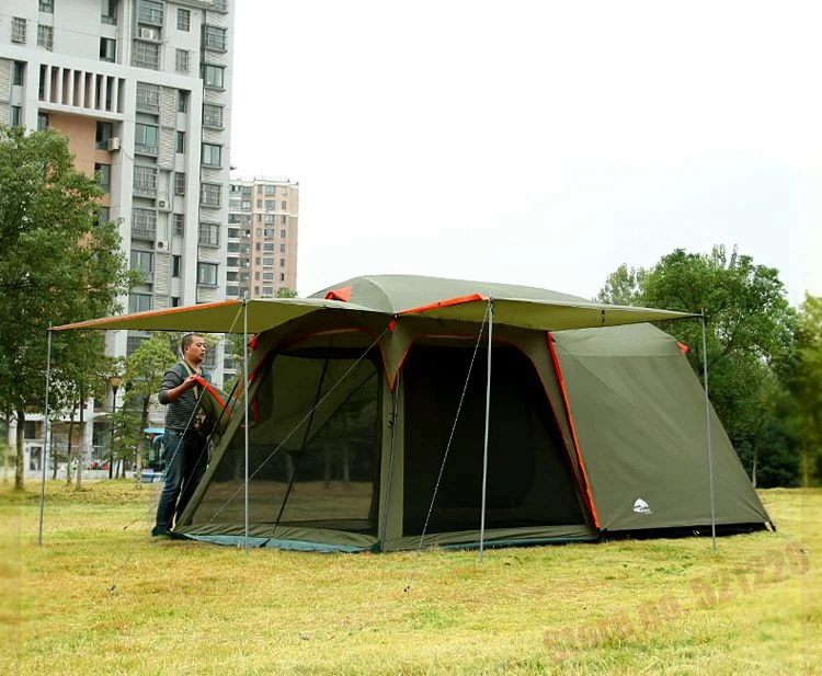 

1 Bedroom 1 Living Room 5 6 8 Person UV Waterproof Hiking Self Driving Travel Beach Party Family Relief Outdoor Camping Tent
