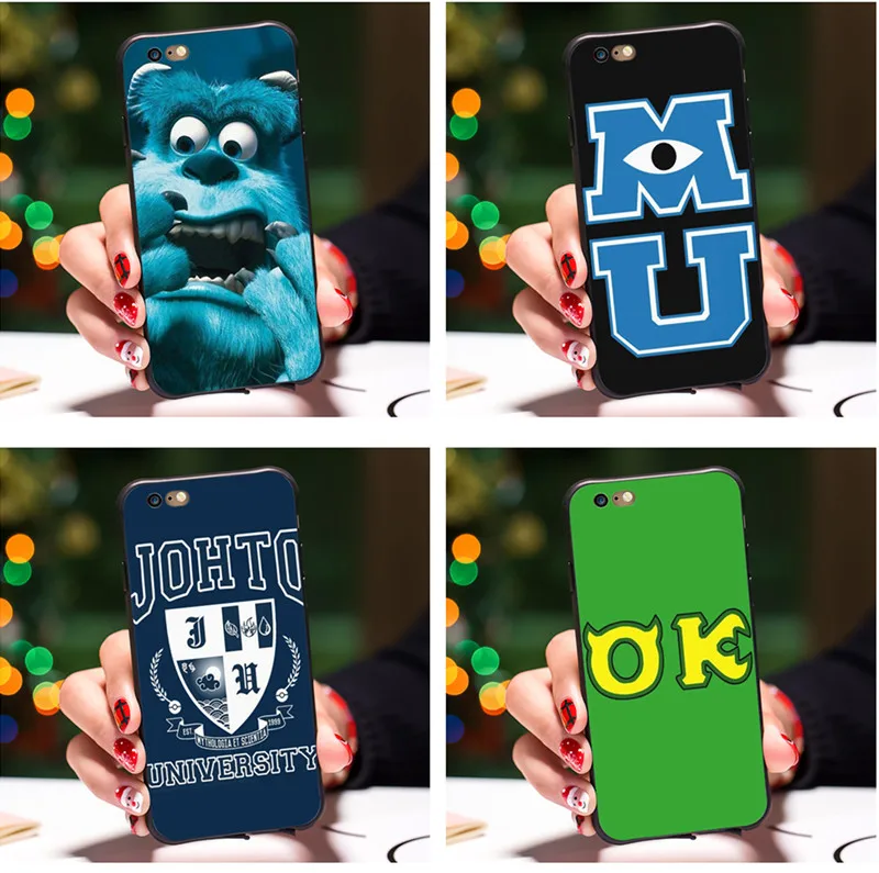 

Cartoon Monsters University Sully Tiger Silicone rubber Soft Cover Case for iphone 6 6s plus 7 8 plus X 10 5 5s se phone cases