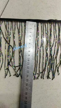 

unique DiuDiu-102510 beads tassel fringe 5yards 15cm for wedding decoration dress