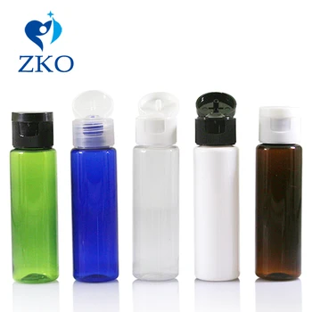 

5pcs 30ml White/Black Plastic Flip Top Cap Cream Container Cosmetic Bottle Empty Transparent Plastic Shampoo Refillable Bottles