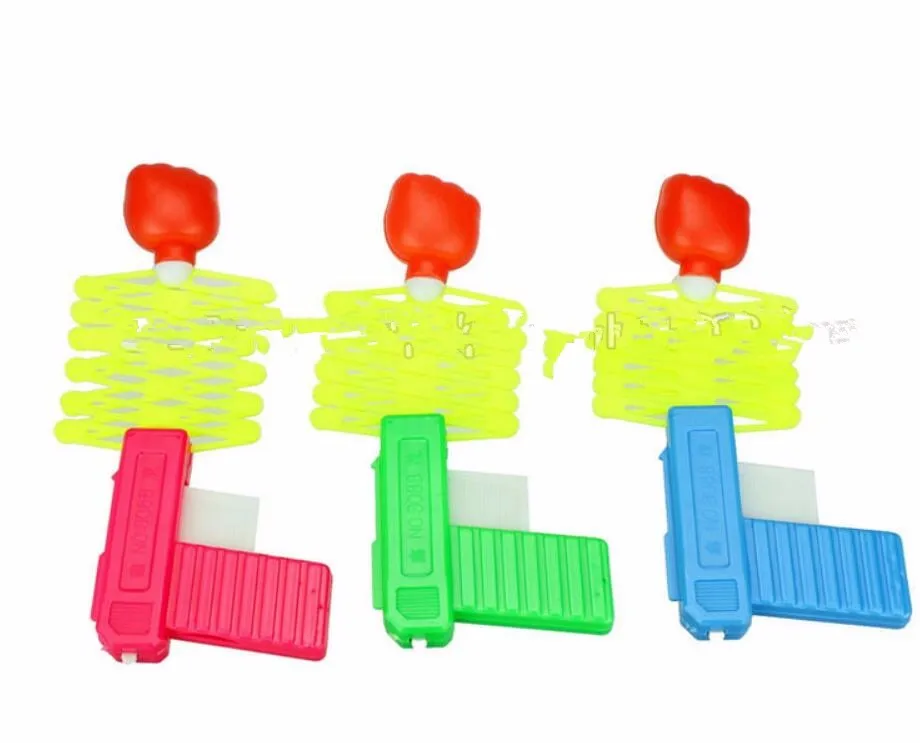 Интересные детские игрушки, детские пластиковые вечерние праздничные подарки Телескопический кулак игрушечный пистолет