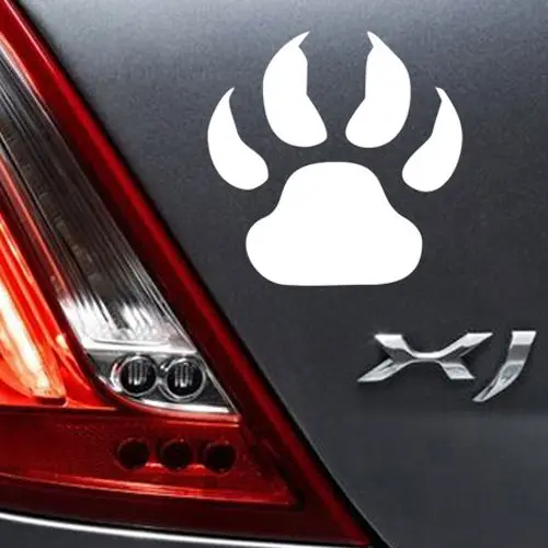 paw print window decals for cars paw print window decals for cars