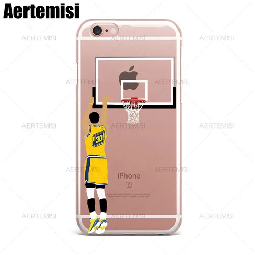 Прозрачный ТПУ чехол Чехол для iPhone 5 5S SE Aertemisi Stephen Curry Derrick Rose Carmelo Anthony 6 6s 7 8 Plus X XS Max XR - Цвет: 04