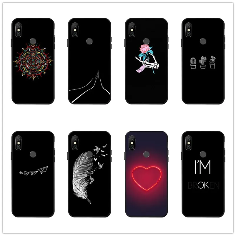 

Cartoon Silicone Cover For Xiaomi Redmi 6 pro Redmi6 pro Covers TPU Mobile Phone Case For Redmi 6pro Phone Case Coque