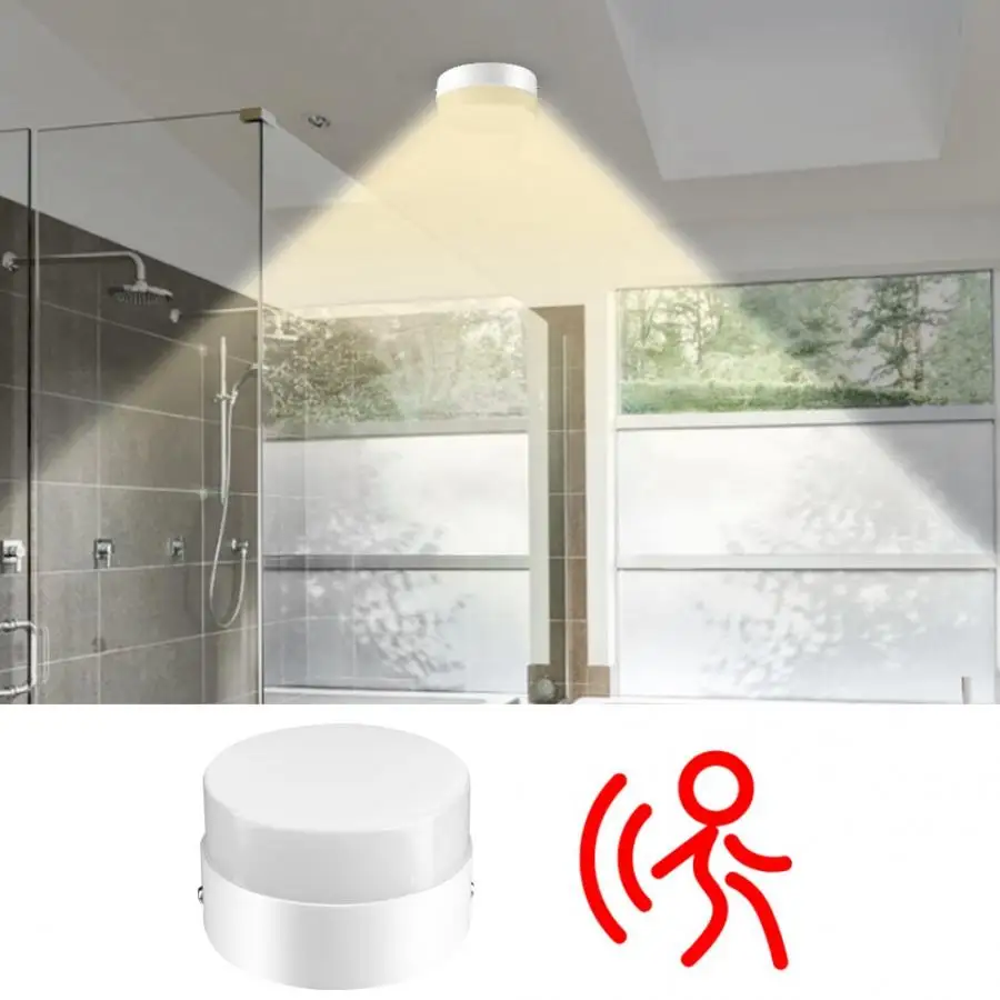 

12W AC85-265V LED Ceiling Light Radar Human Body Sensor Recessed Lamp ceiling light with remote control