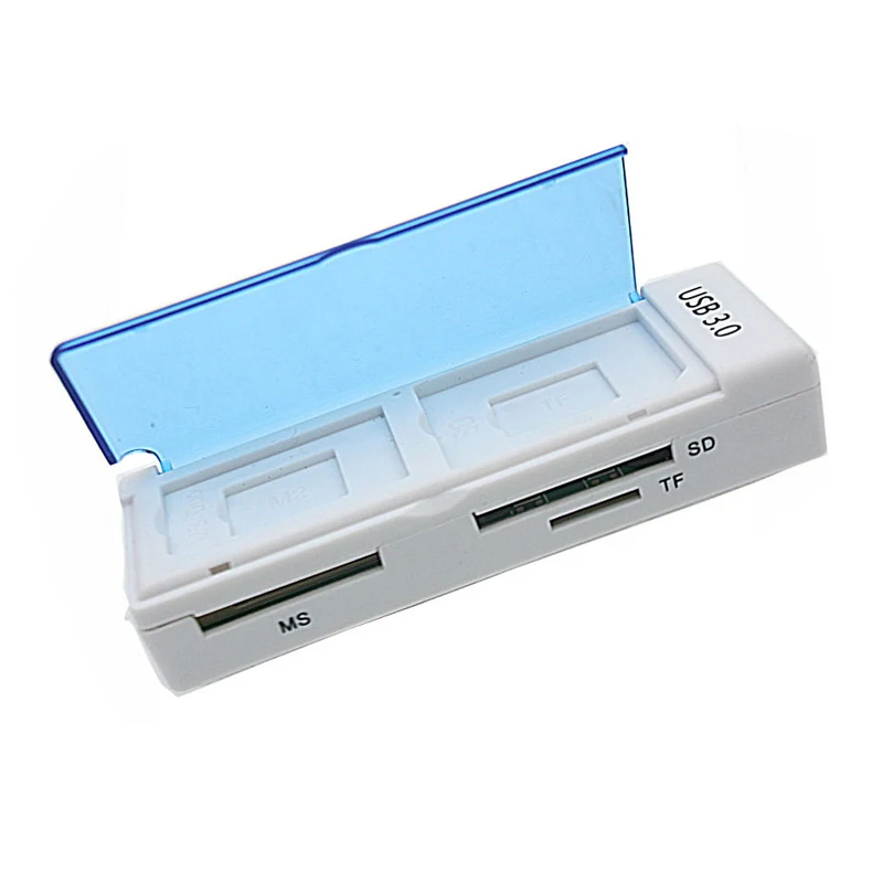 Portable USB 3.0 Card Reader for SD/MMC/RS MMC/Micro MMC/TF/Micro SD/MS