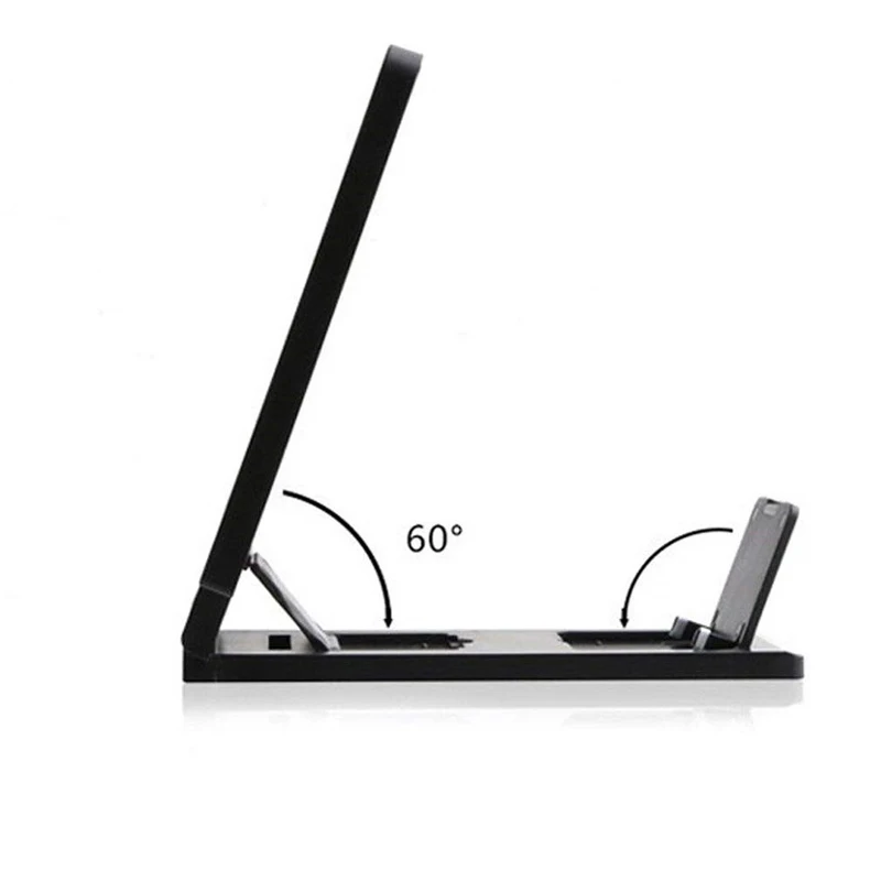 7,7 дюймов 3D экран лупа для мобильного телефона экран видео стол держатель 3D экран Складная лупа увеличенный расширитель стенд