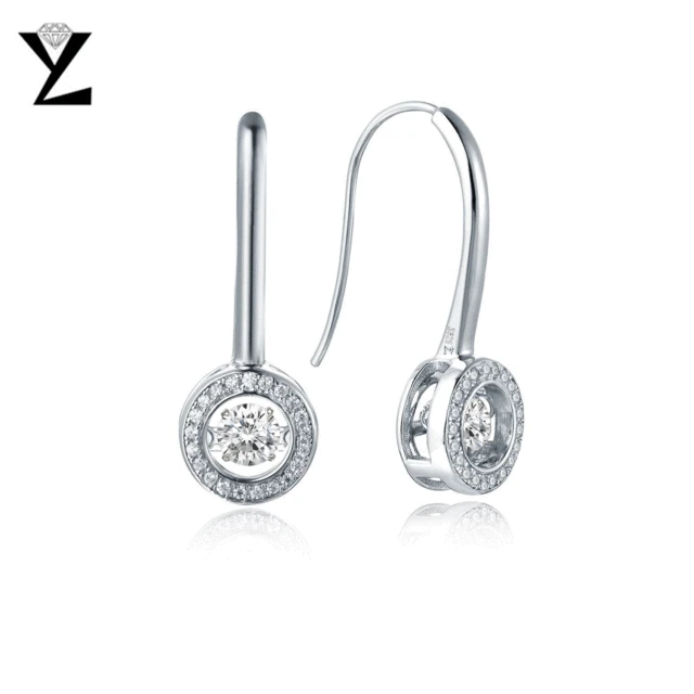 Yl Silver Earrings 925 Sterling Drop Earring Natural Topaz Yl Silver Earrings 925 Sterling Drop Earring Natural Topaz Stone Long Hanging For Women