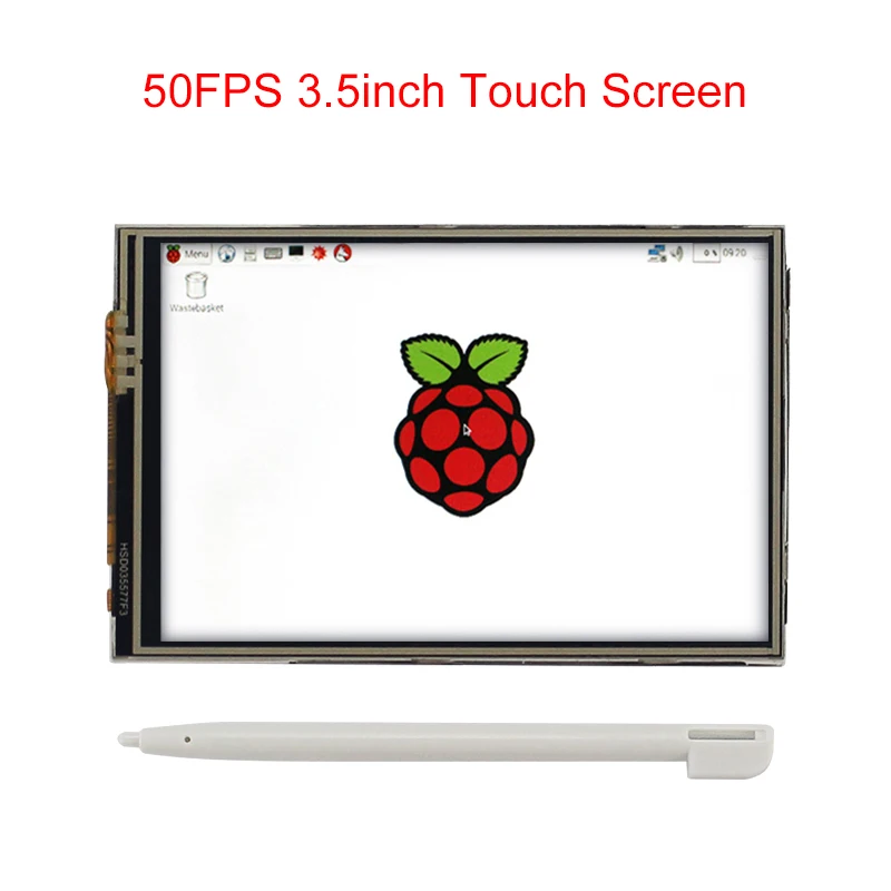 

50FPS LCD Raspberry Pi 4B 3.5 inch Touch Screen 480*320 Display Kit + Touch Pen for Raspberry Pi 3 Model B Plus 3B