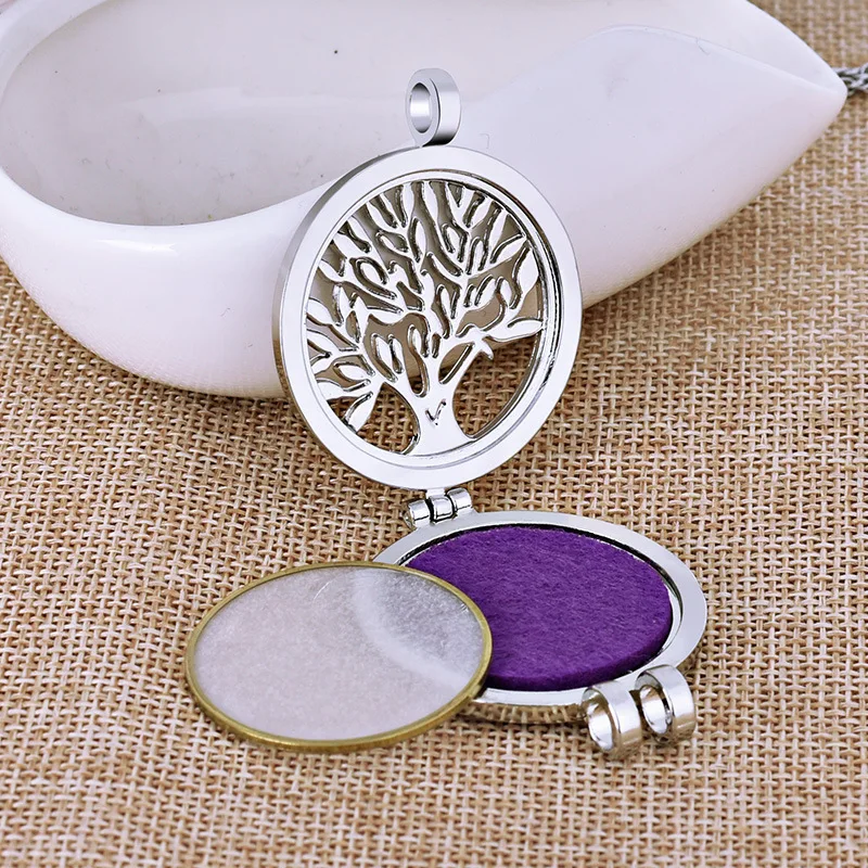 

Original New Creative Openable Pendent Necklace luminescent life Tree Necklace Aromatherapy Necklace for Women Jewelry Gift