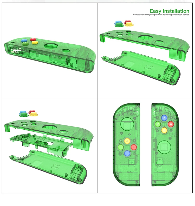 DIY Корпус Замена Прозрачный для joycon Joy-con консоли переключателя L R контроллер запчасти для ремонта