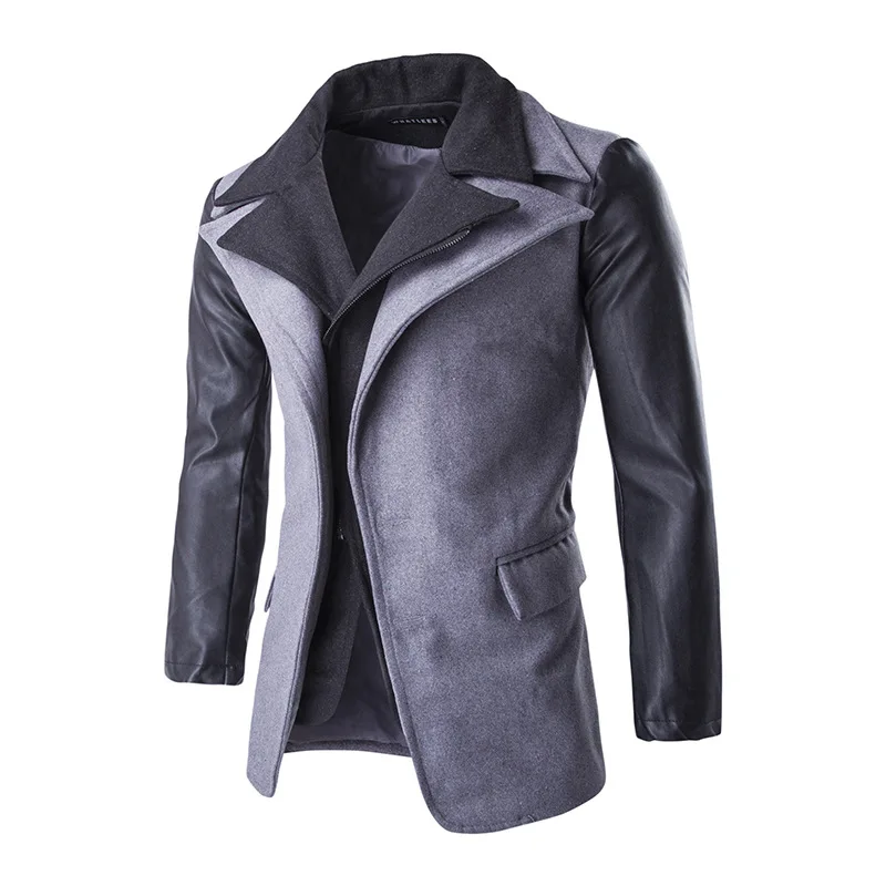 Купить Мужское Пальто Куртку Черное