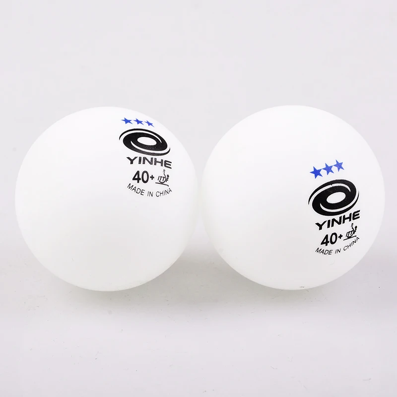 12 шары YINHE Новый Материал Пластик 40 + мм ITTF одобренные 3 звезды мячи для настольного тенниса шарики для пинг-понга бесшовные