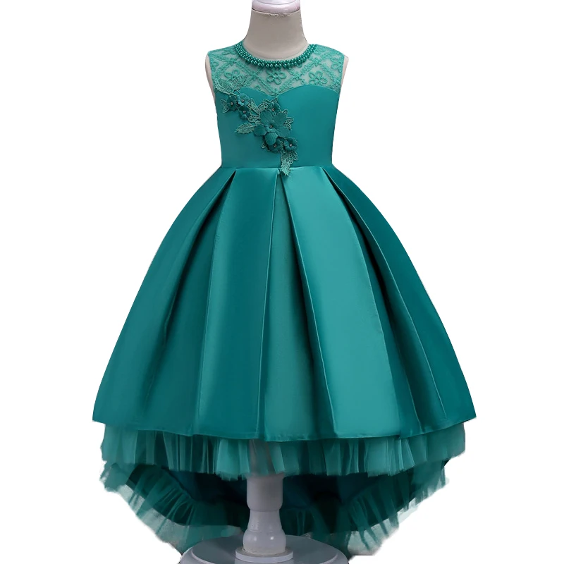 Летнее платье для девочек-подростков Детские платья для девочек, торжественное платье принцессы русалки вечерние платья на свадьбу 14, 10, 12 лет