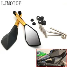 Rétroviseurs latéraux de moto CNC, pour honda CBR 1000 RR 1000RR dio autocollant cr Cbr 600 yzf r3 MT07 mt 03 xmax