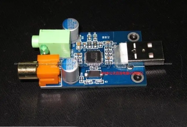 PCM2706 + TPA152 USB DAC декодер к коаксиальным наушникам выход звуковая карта |