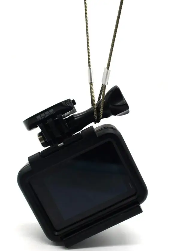 LANBEIKA нержавеющая сталь безопасность 60 см трос ремешок для GoPro Hero 9 8 7 6 5 4 SJCAM SJ4000 SJ5000