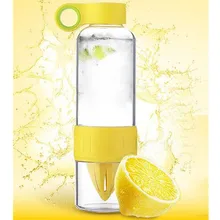Lemon taza carne de frutas botella de 628 ml de agua potable deporte bpa a prueba de fugas taza espacio para al aire libre ciclismo camping envío