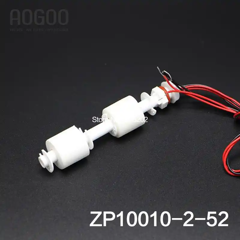 M10 * 100 мм ZP10010-2-52 220 В двойной уровень управления PP датчик уровня воды Жидкость нормально закрытый пластиковый поплавковый выключатель бак - изображение