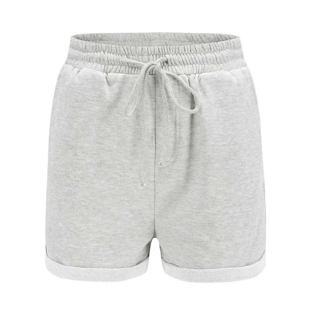 Женские летние шорты женские горячие кружевные повседневные свободные шорты пляжные шорты для девочек с высокой талией короткие брюки