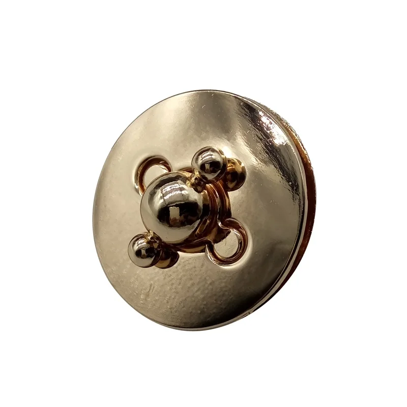 48mm women shoulder handbag bag turn locks Metal Bags Purse Closure