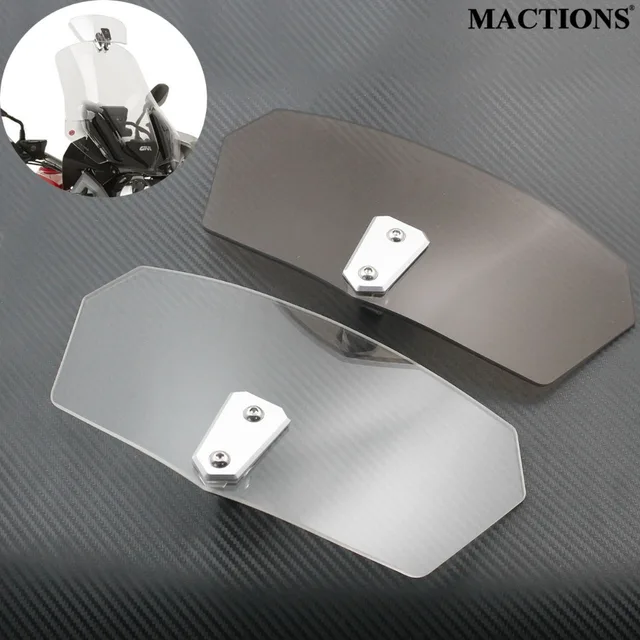 Buy Motorcycle windshields Extension Spoiler Windscreen Screen Extender