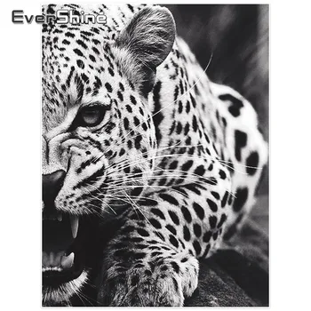 

Evershine Diamond Painting Cross Stitch Cheetah Diamond Embroidery Pattern Rhinestone Diamond Mosaic Handmade Home Decoration