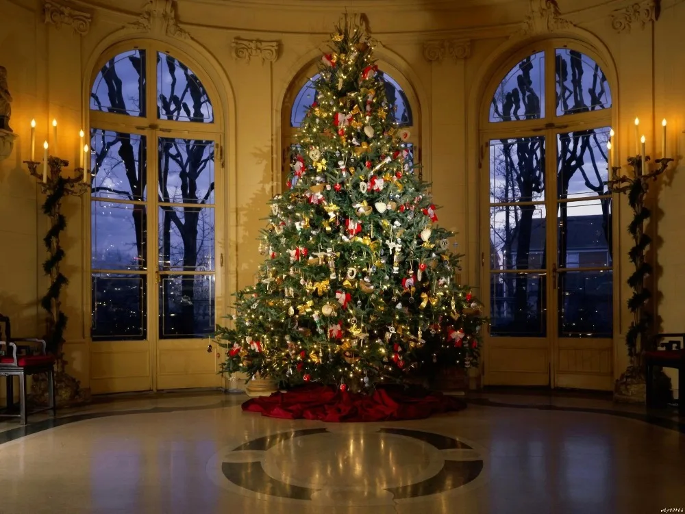

Great Christmas Tree Fir Lights Art Huge Print Poster TXHOME D2718