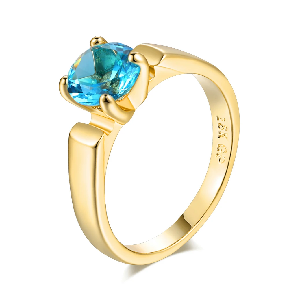 ZHOUYANG, обручальное кольцо для женщин, 4 когти, классика, 7 мм, много цветов, опционально, кубический цирконий, розовое золото, модное ювелирное изделие R053 R822