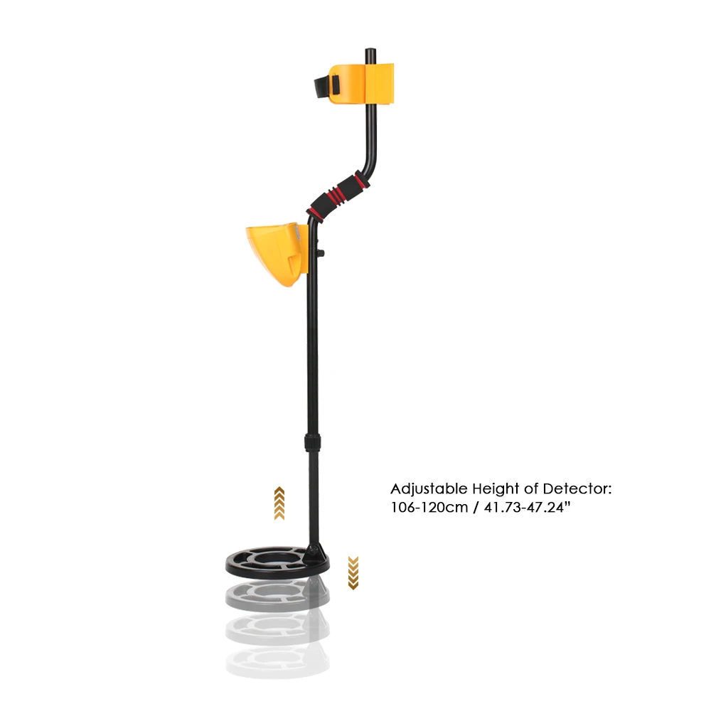 

KKMOON Underground Metal Detector Length Adjustable With LCD Backlight Display High Sensitivity Treasure Hunter Detector