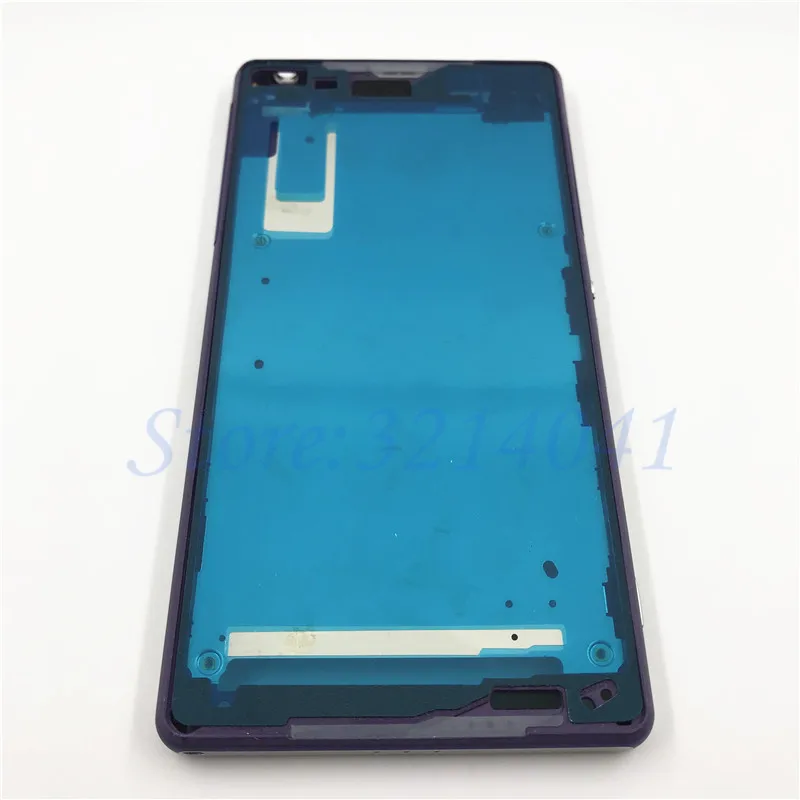 Сменная Передняя средняя рамка для sony Xperia Z2 L50w D6503 D6502, передний корпус, средняя рамка для ЖК-дисплея