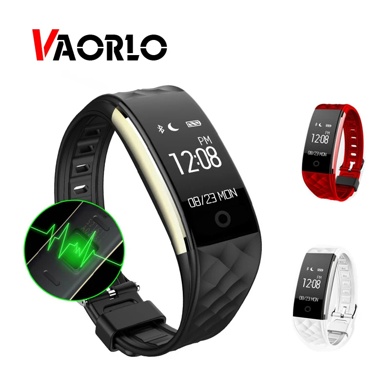 Смарт-браслет VAORLO S2 с пульсометром IP67 спортивный фитнес-браслет трекером